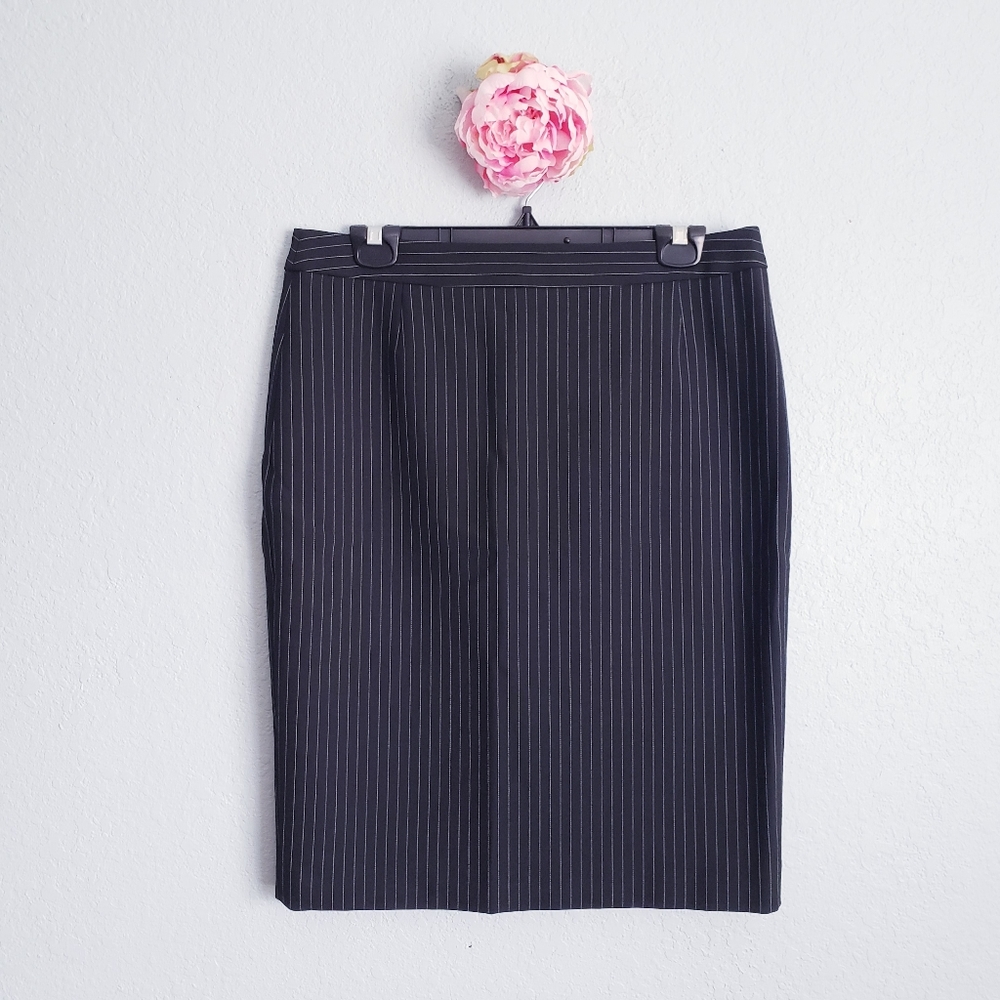 Boss Hugo Boss Vimena Pinstripe Ponte Skirt - Picture 2 of 9